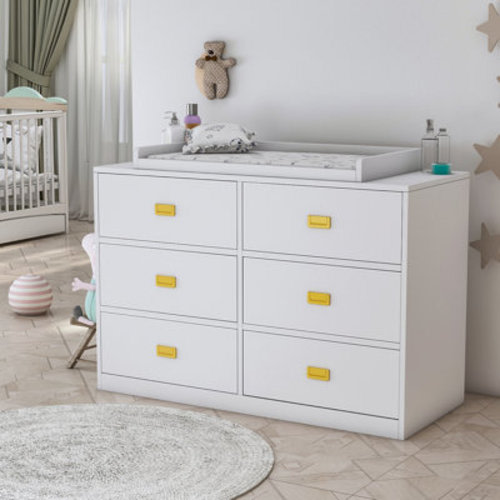 Ebern Designs Englemann Changing Table Dresser & Reviews | Wayfair