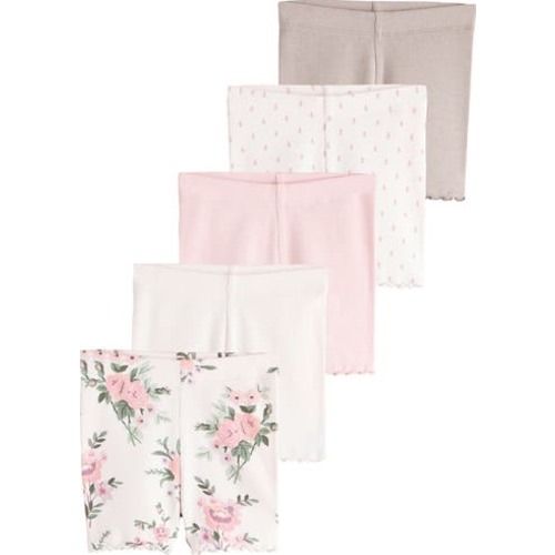 Kids' Assorted 5-Pack Bicycle Shorts, 2-3Y