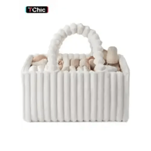 Flannel Diaper Caddy Organizer, Cozy Cream Beige Nursery Storage Basket, Diaper Bag, Newborn Essentials Baby Shower Gift, Valentine's Day, Christmas and Thanksgiving Gifts - TikTok Shop
