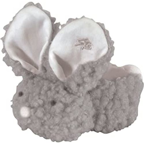 Stephan Baby Woolly Plush Boo-Bunnie Comfort Toy and Boo Cube, Gray, 4 Inch