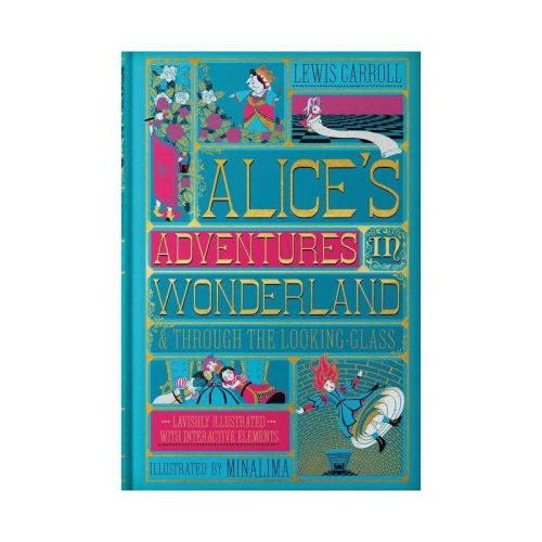 Alice's Adventures in Wonderland (Minalima Edition) - by Lewis Carroll (Hardcover)