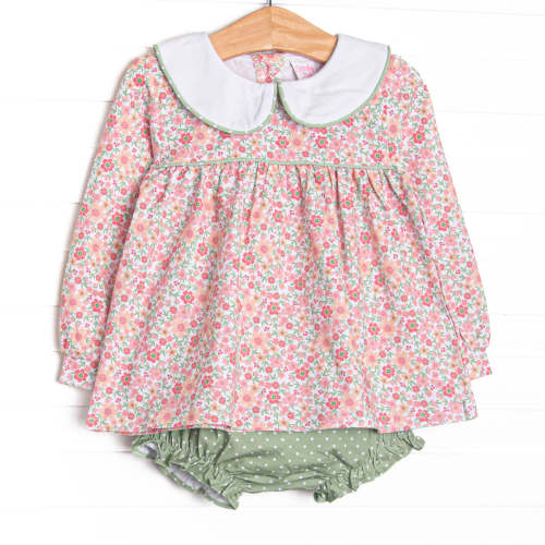 Berry Blitz Blooms Diaper Set, Green – Stitchy Fish