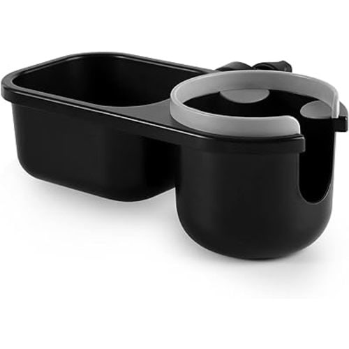 Accmor Stroller Cup Holder with Tray, Universal Cup Holder, Bike Bottle Holder, 360° Rotatable Large Caliber Drinks Holder for Stroller, Bike, Wheelchair, Walker