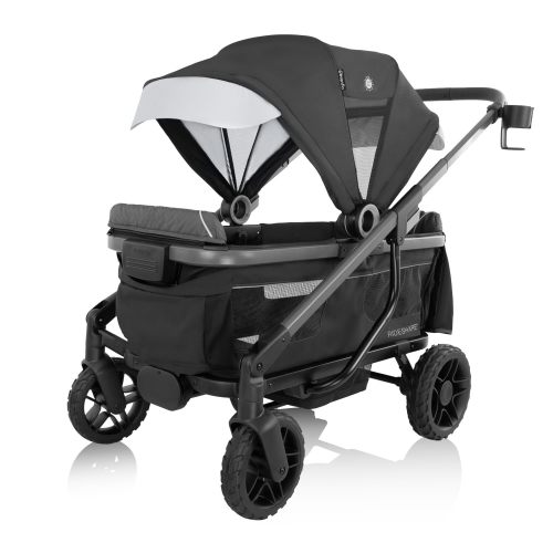 Evenflo Shyft Rideshare All-Terrain Performance Stroller Wagon, 2023, Sterling Black