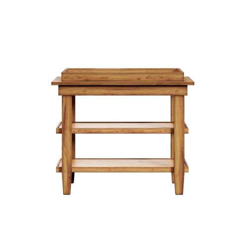 Milk Street Baby Acacia Convertible Changing Table With Removal Tray