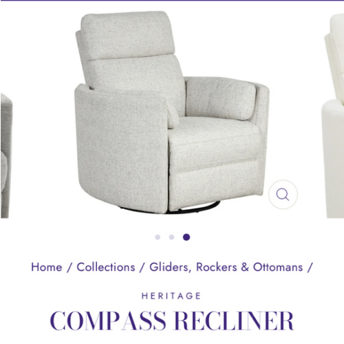 Compass Recliner - Natural Beauty Quartz - Baby Bloomers