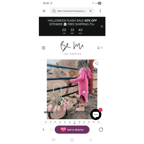 Organic Luna Hoodie Dress | Be Mi Los Angeles