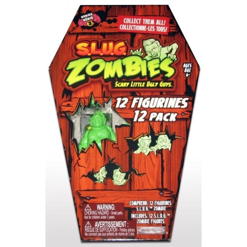 S.L.U.G. ZOMBIES series 3 set 12 slug NEW coffin muscle men size walking dead