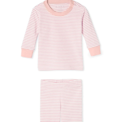 LAKE | Baby | Pima Cotton Pajamas | English Rose Elizabeth Floral Baby Long-Long Set