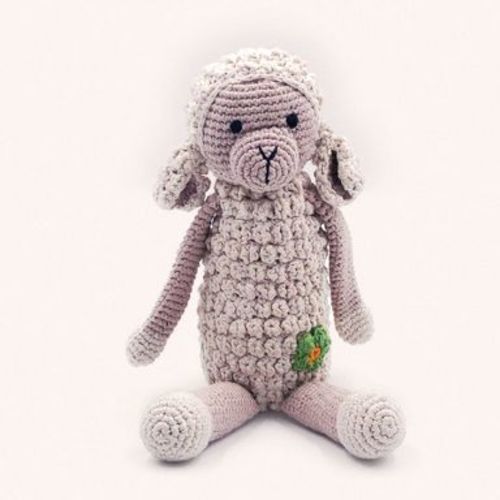 Pebble Organic Lamb Rattle