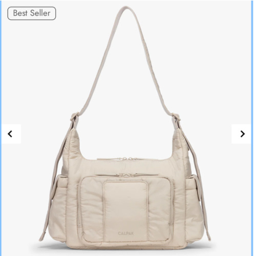 Crossbody Diaper Bag - OATMEAL