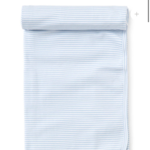 Blue Simple Stripes Blanket