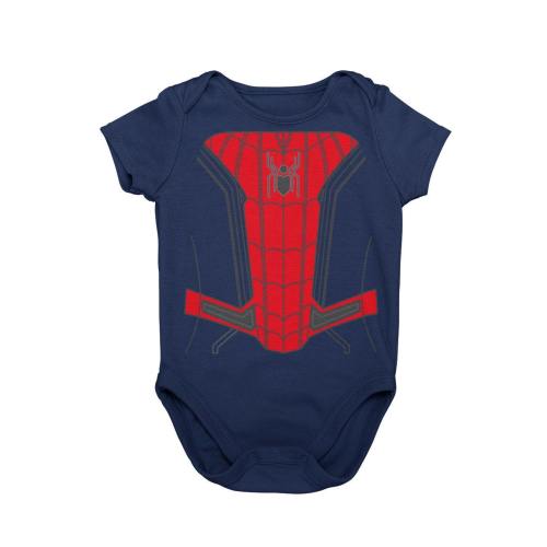 Spider Baby Halloween Costume Bodysuit | Baby Comic Superhero Cosplay Costume Bodysuit | MNSSHP Unique Costume | Baby Web Sling Cosplay