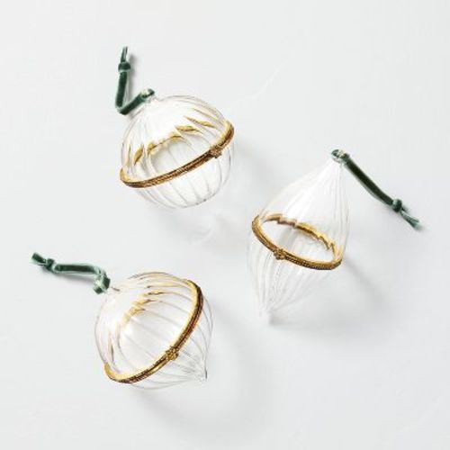 3pc Hinge Ornament Set - Hearth & Hand™ with Magnolia