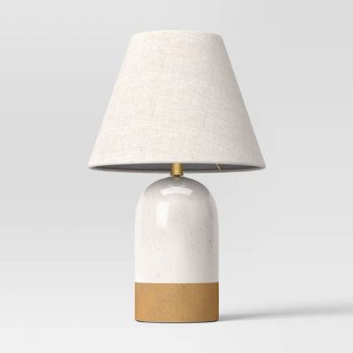 Ceramic Table Lamp Cream/Tan - Room Essentials™