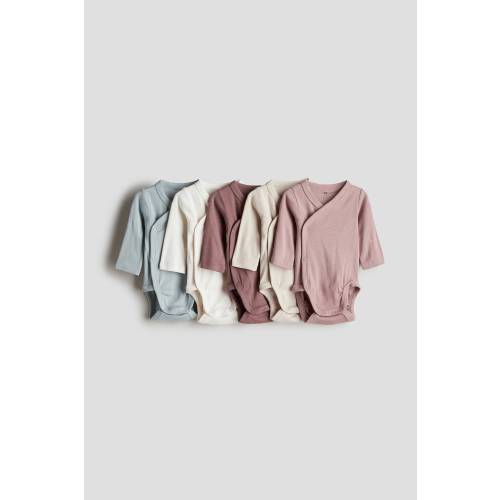 5-PACK WRAPOVER BODYSUITS