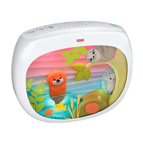 Fisher-Price Baby Toy Settle & Sleep Projection Soother, Crib-Attach Sound Machine with Music & Lights for Newborns Ages 0+ Months