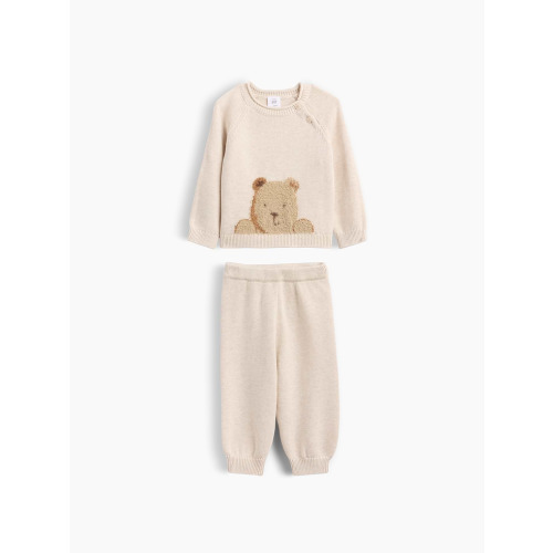 Baby Floral Heart Sweater Set