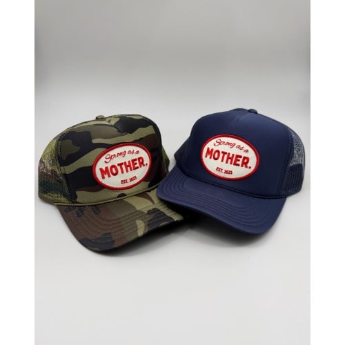 Patched Strong as a Mother Trucker Hat