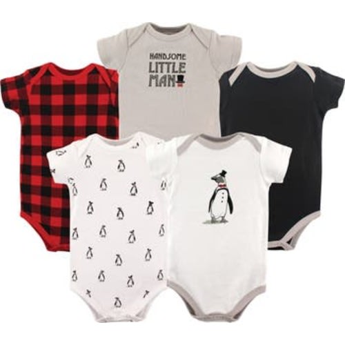 Multipack of 5 Comfortable Cotton Bodysuits, 0-3M