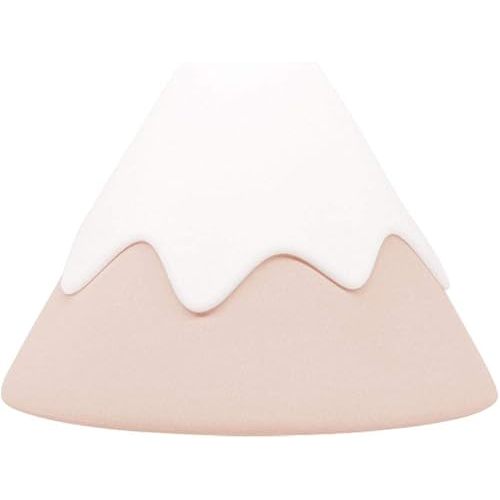 Snow Mountain Baby Night Light, Tap Squeeze Touch Control with Timer, Dimmable, Soft Eye Caring, Rechargeable, Portable, Nursery Night Lamp for Breastfeeding, BPA Free Silicone, kids safe, Gift (Pink)