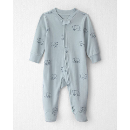 Baby Organic Cotton Sleep & Play Pajamas in Winter Bears - Little Planet | Carter's