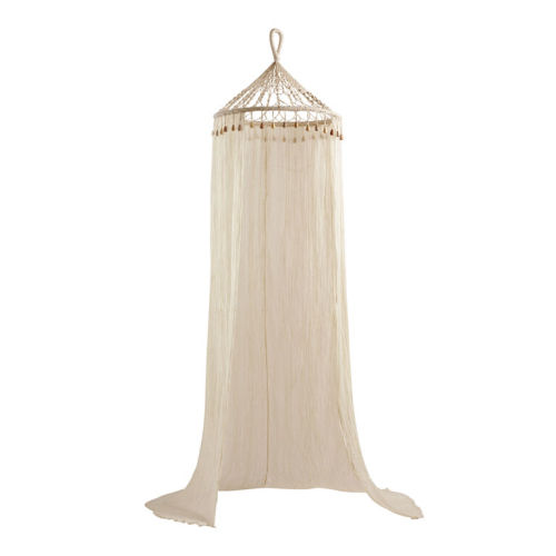 Boho Sheer Cotton Macrame Canopy