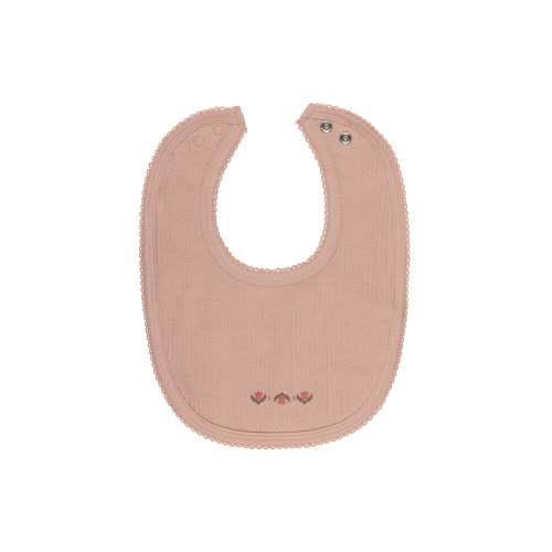 Baby Girl Bib | Keepsake | Looms Knits – Ely's & Co.