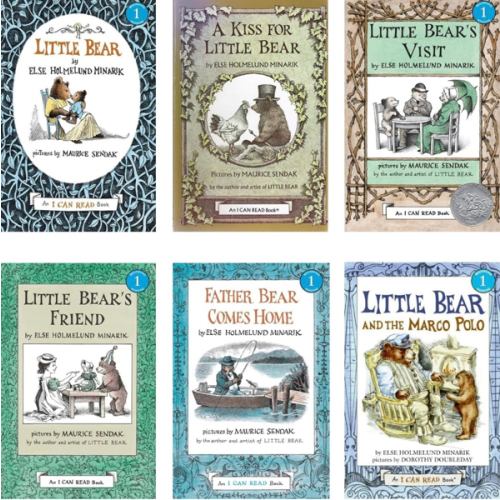 I Can Read Level 1 Little Bear Set : Little Bear; Kiss for Little Bear; Father Bear Comes Home; Little Bear’s Friend; Little Bear’s Visit; Little Bear and the Marco Polo