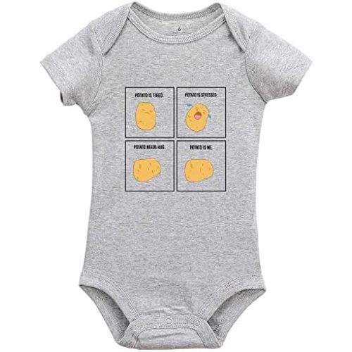 Potato is Me Infant One Peace Long Sleeve Unisex Onesie