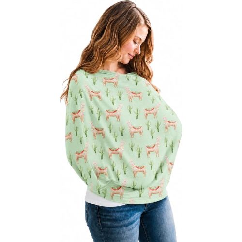 Copper Pearl Nursing Cover for Breastfeeding – Multi-Use Baby Car Seat Cover, Stroller Cover & Breast Feeding Cover Up for Women, Stretchy Breathable High Quality Cover for Boy or Girl, Cusco