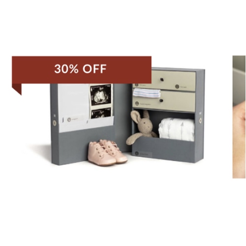 The Vault Baby Edition Keepsake Box Slate by Savor | Barnes & Noble®