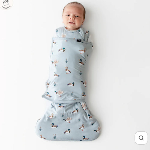 Sleep Bag Swaddler in Mallard Duck 1.0