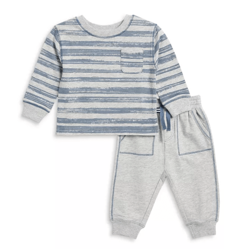 Striped Pullover Top & Pants Set