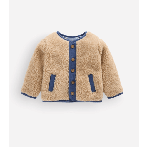 Cosy Borg Button-Down Jacket