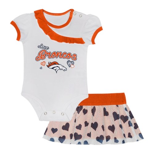 Newborn & Infant Denver Broncos Love My Team Bodysuit & Skirt Set
