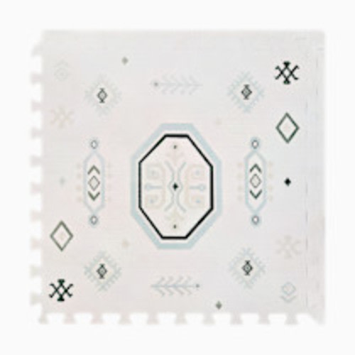 Toddlekind Haven Foam Play Mat | Amira Collection - Seagrass, 4X6