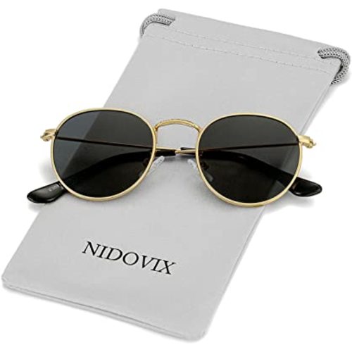 NIDOVIX Kids Polarized Sunglasses Classic Metal Frame for Baby Boys Girls Age 0-18, Three Sizes, 100% UV Protection