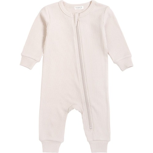 Baby Rib Fitted One-Piece Pajamas