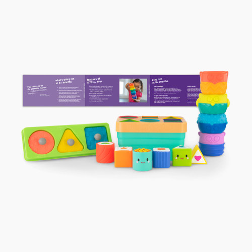 Sassy STEM Toys Baby Box Set (3 Toys)