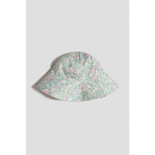 PRINTED WIDE-BRIM SUN HAT