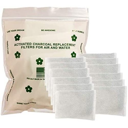 Green Piece - 12 Pack - Overstuffed - All-Natural Baby Diaper Pail Deodorizer | Activated Charcoal Air Purifier Compatible with Diaper Pails, Shoe Closets, Trash Cans, Pets - Made in The USA by Green Piece Mfg