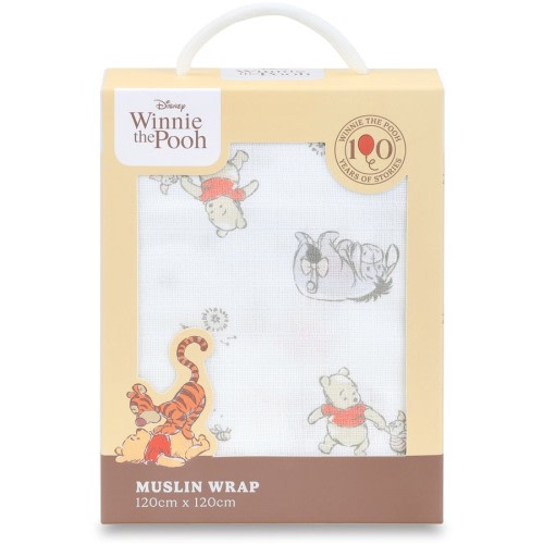 Disney Winnie the Pooh Muslin Wrap 100 Years Edition