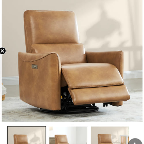 Tracee Modern Power Swivel Glider Recliner