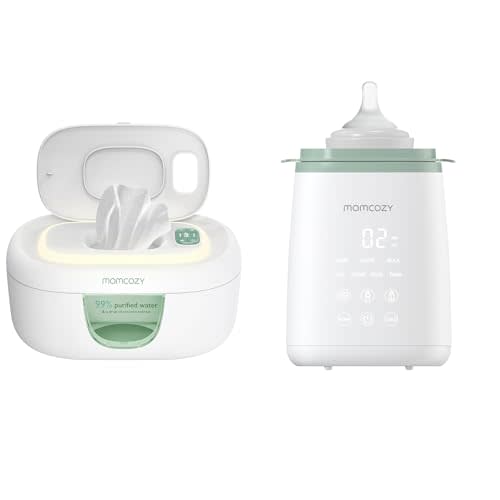 Momcozy Baby Wipe Warmer & Momcozy Bottle Warmer, Fast Bottle Warmers