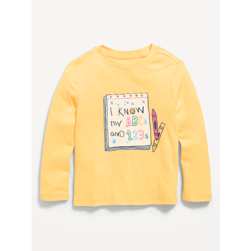 Long-Sleeve Graphic T-Shirt for Toddler Girls
