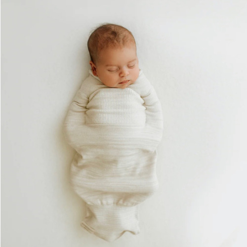Bamboo Blend Beige Swaddle Sleep Sack – Swaddelini
