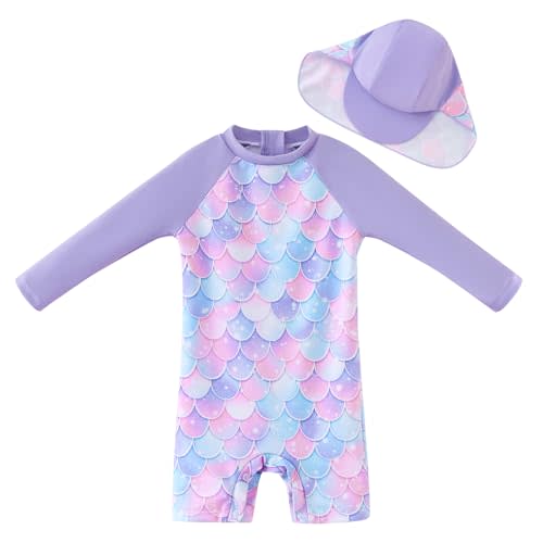 UMELOK Baby Girl Swimsuit Infant UPF 50+ Bathing Suit Size Months