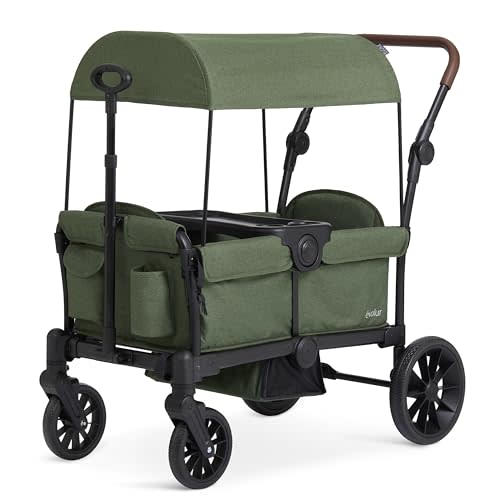 Evolur Trailblazer Wagon Stroller in Green