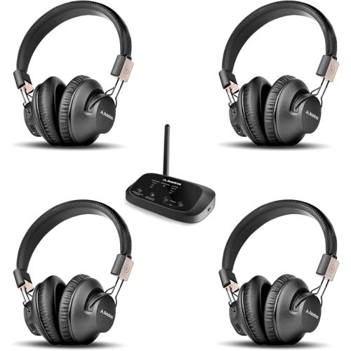 Avantree Quartet 2 - Wireless Group Listening Headphones System